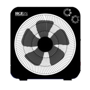 ventilateur de table hge extra carr w noir