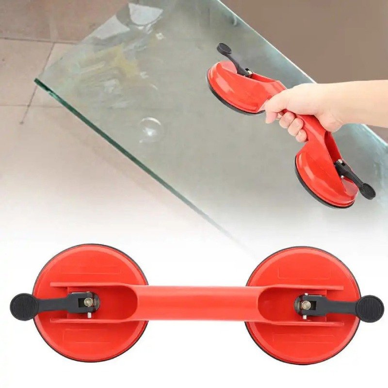 Ventouse EMTOP Double Têtes 50 kg pour Levage Facile 2 ventouse emtop double tetes kg emkrg