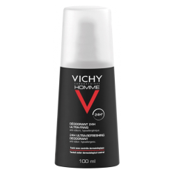 VICHY HOMME DEODORANT ULTRA-FRAIS 24H VAPORISATEUR 100ML 2 vichy homme deodorant ultra frais h vaporisateur ml