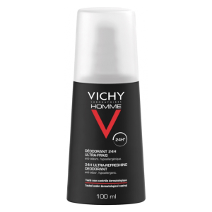 VICHY HOMME DEODORANT ULTRA-FRAIS 24H VAPORISATEUR 100ML 3 vichy homme deodorant ultra frais h vaporisateur ml