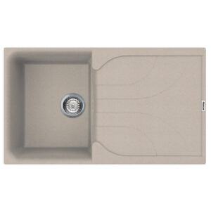 vier de cuisine encastrable focus graniteck bac gouttoir cm avana