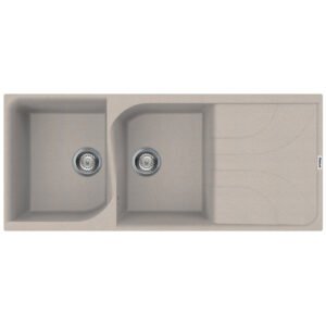 vier de cuisine encastrable focus graniteck bacs gouttoir avena