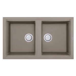 vier de cuisine encastrable focus graniteck bacs tortora