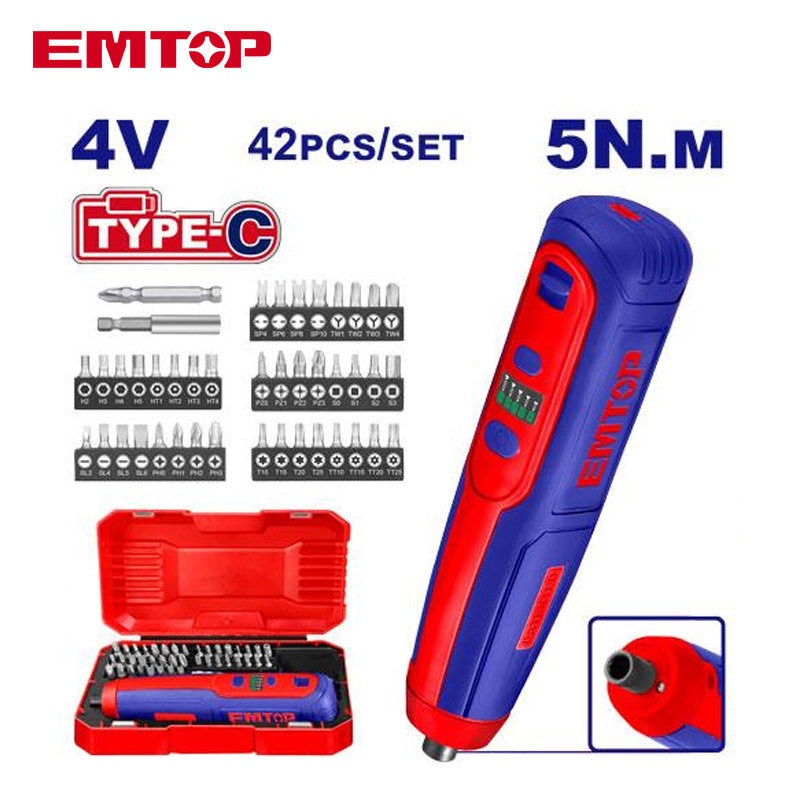 VISSEUSE EMTOP 4V 5NM T-C+42 -ECSR0406 2 visseuse emtop v nm t c ecsr