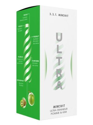 VITAL MINCIVIT ULTRA DRAINEUR POMME ET KIWI 250ML 1 vital mincivit ultra draineur pomme et kiwi ml
