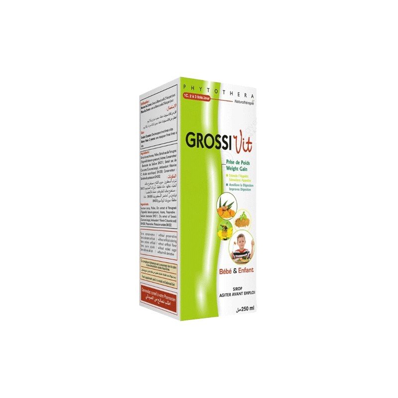 VITAL PHYTOTHERA GROSSIVIT SUSPENSION 250ML 1 vital phytothera grossivit suspention ml