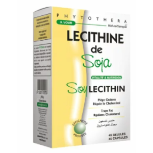 VITAL PHYTOTHERA LECITHINE DE SOJA 45 GELULES 3 vital phytothera lecithine de soja gelules