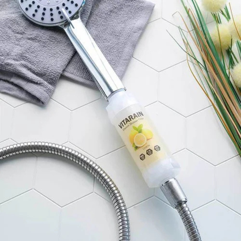 VITARAIN FILTRE DE DOUCHE A LA VITAMINE CITRON 3 vitarain filtre de douche a la vitamine citron