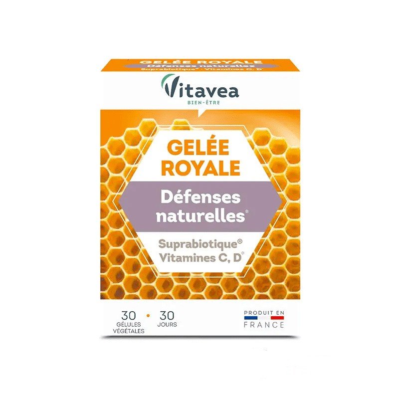 VITAVEA GELEE ROYALE DEFENSES NATURELLES 30 GELULES 1 vitarmonyl nectar royal defenses naturelles gelee royale