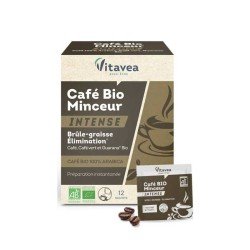 VITAVEA CAFE BIO MINCEUR INTENSE BRULE GRAISSE 12 SACHETS 2 vitavea cafe bio minceur intense brule graisse sachets