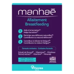 VITAVEA MANHAE ALLAITEMENT 20 CAPSULES 4 vitavea manhae allaitement capsules
