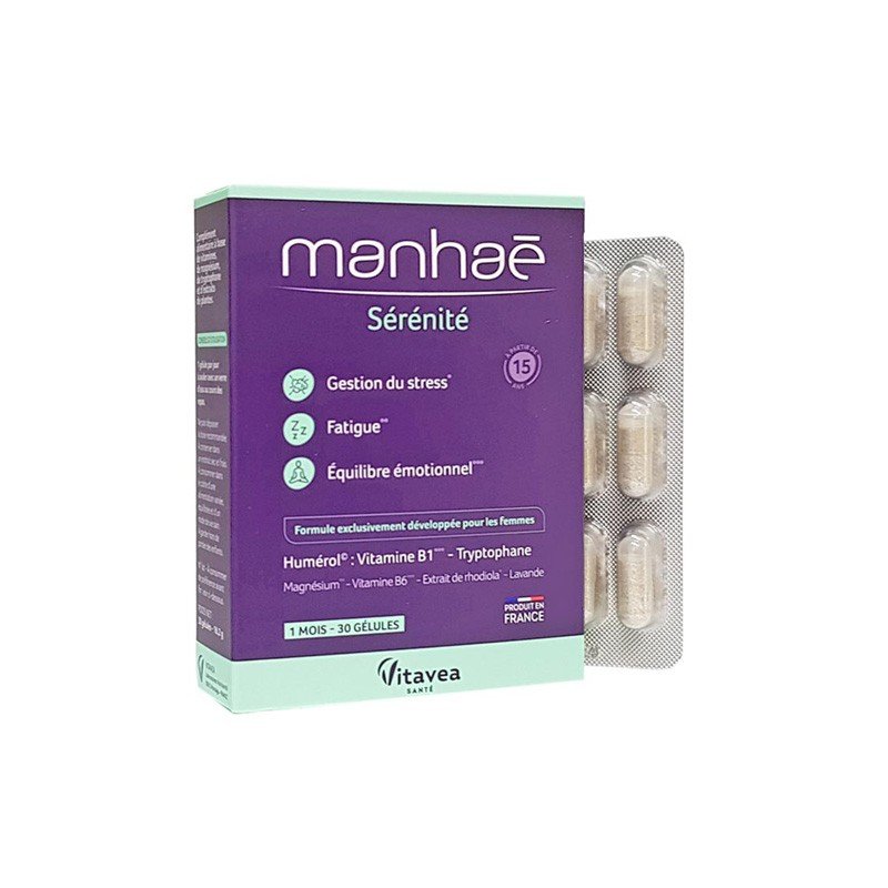 VITAVEA MANHAE SERENITE 30 GELULES 1 vitavea manhae serenite gelules