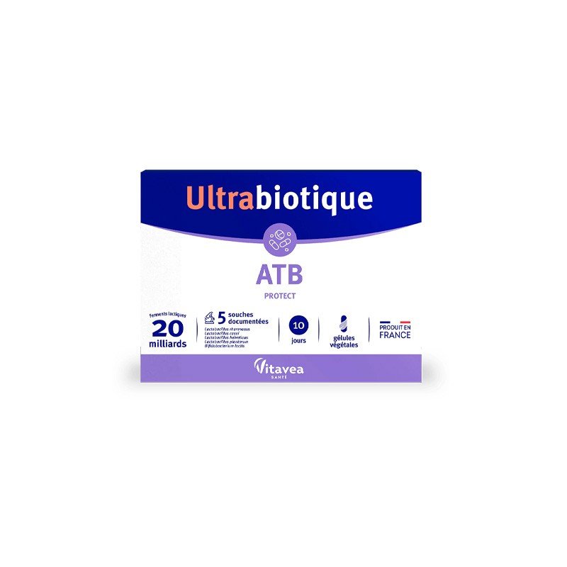 VITAVEA ULTRABIOTIQUE ATB PROTECT 10 GELULES 1 vitavea ultrabiotique atb protect gelules