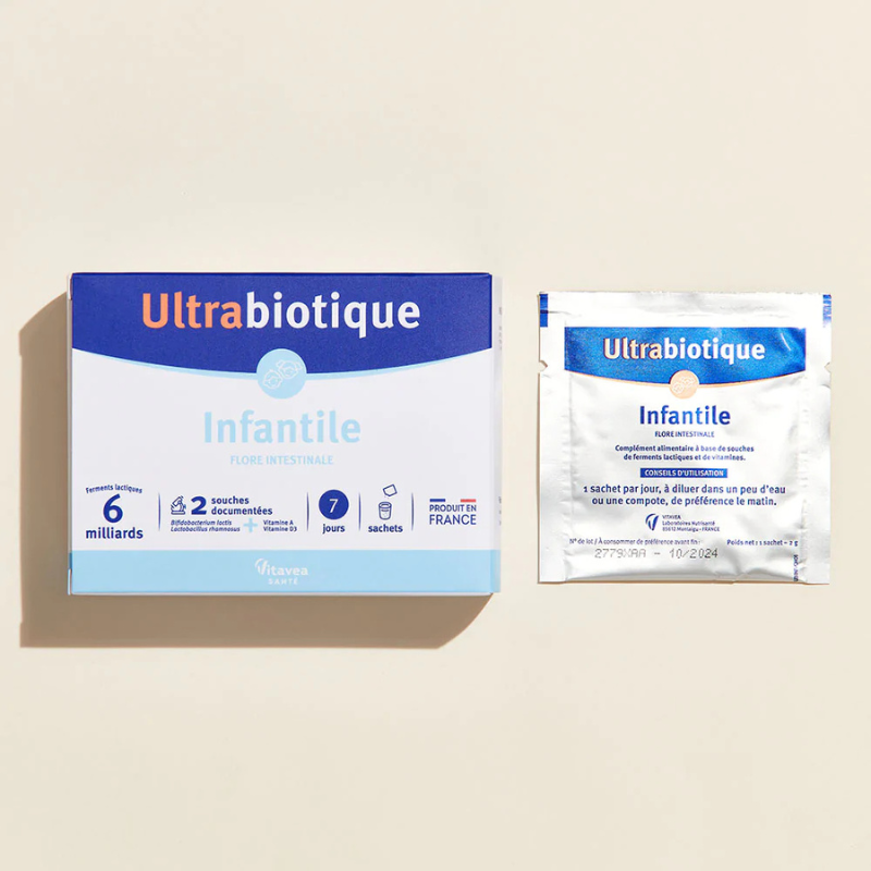 VITAVEA ULTRABIOTIQUE INFANTILE FLORE INTESTINALE 7 SACHETS 1 vitavea ultrabiotique infantile flore intestinale sachets