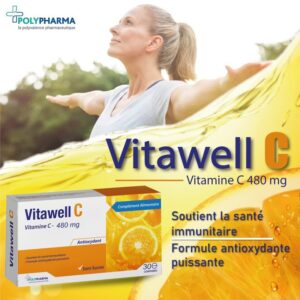 vitawell c vitamine c mg comprimes