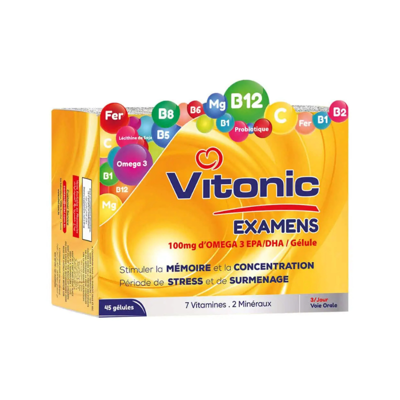 VITAL VITONIC EXAMENS 45 GELULES 1 vitonic examens gelules