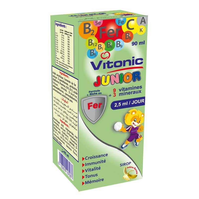VITAL VITONIC JUNIOR GOUTTES 90ML 1 vitonic junior gouttes ml