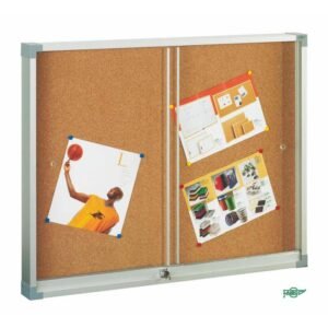 vitrine d affichage liege faibo portes methacrylate x cm