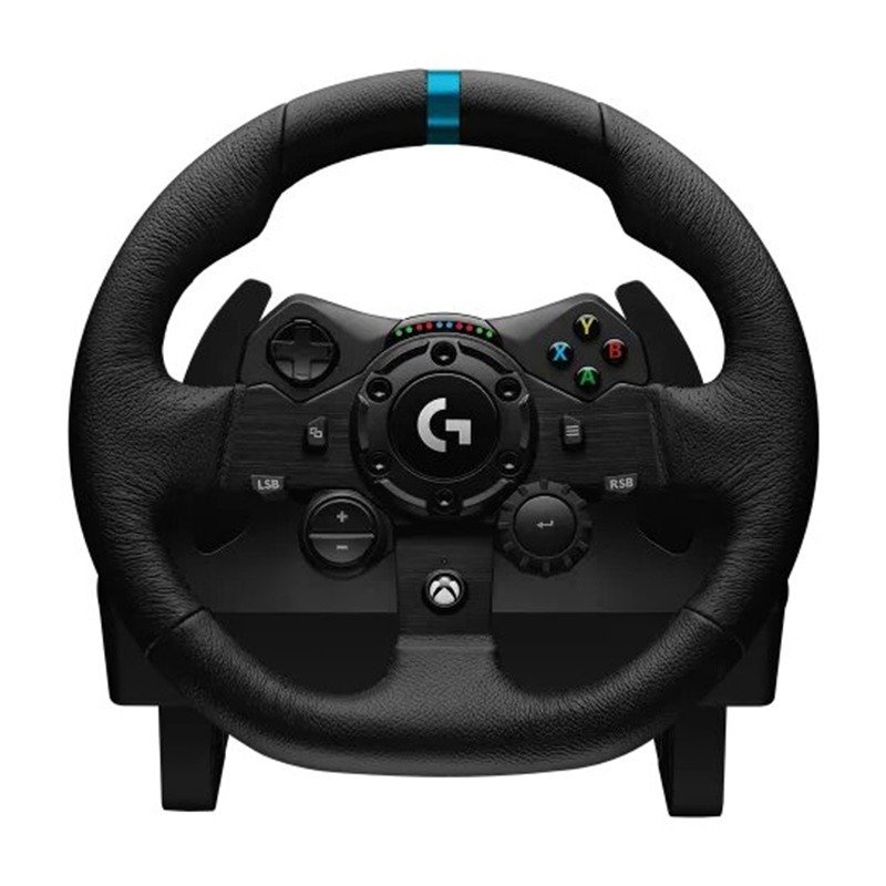Volant De Course Avec Pédales LOGITECH G923 + Boite à 6 vitesses Driving Force Shifter 2 volant de course avec pedales logitech g boite a vitesses driving force shifter u
