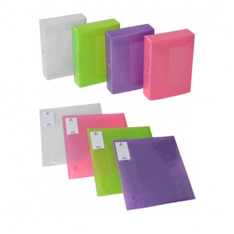 Boite de Classement OfficePlast Dos de 80 mm Rouge (1300112R) 3 vsvs