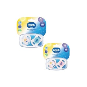 WEE BABY DAY & NIGHT 2 SUCETTES 0-6M 152 3 wee baby daynight sucettes m