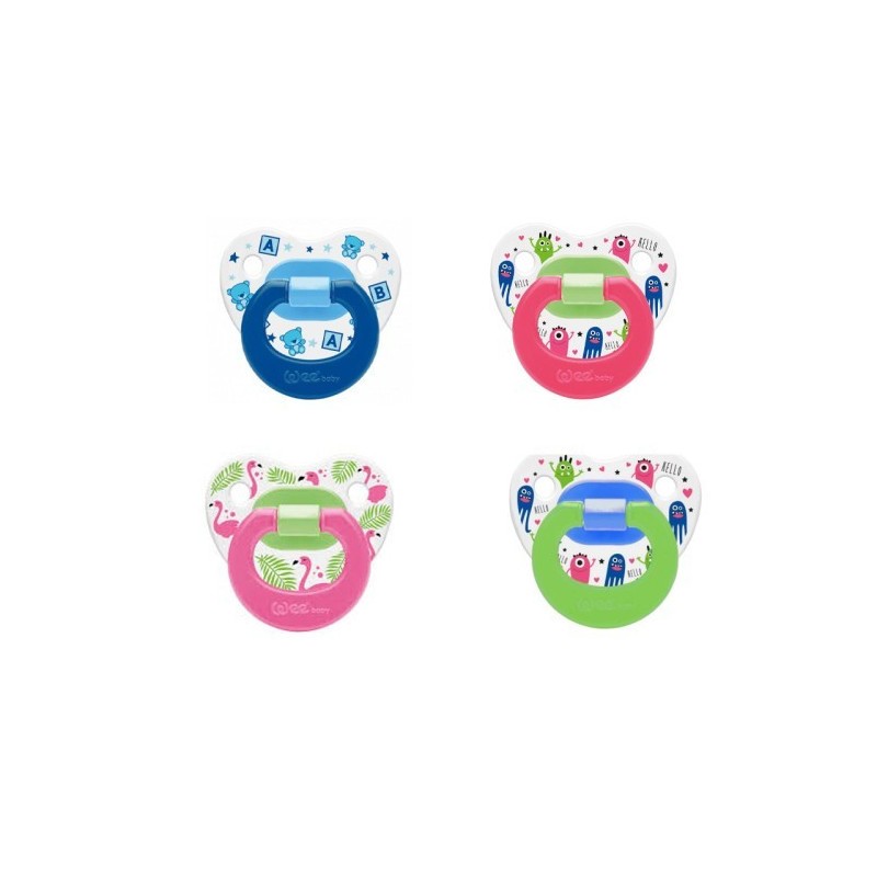 WEE BABY SUCETTE DECOREE PROTECT 6-18M 375 1 wee baby sucette decoree protect m