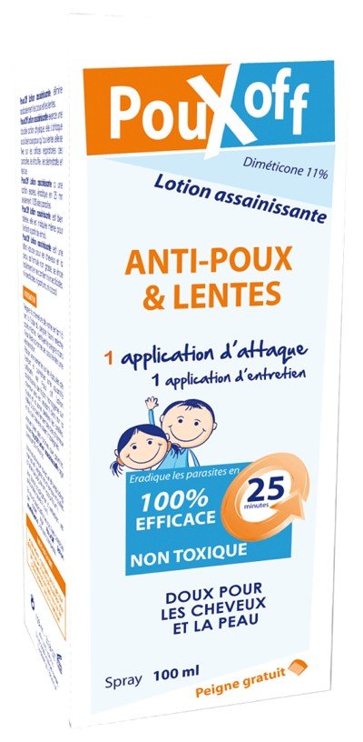XEN POUXOFF LOTION ANTI POUX SPRAY ENFANTS 100ML 1 xen pouxoff lotion anti poux spray enfants ml