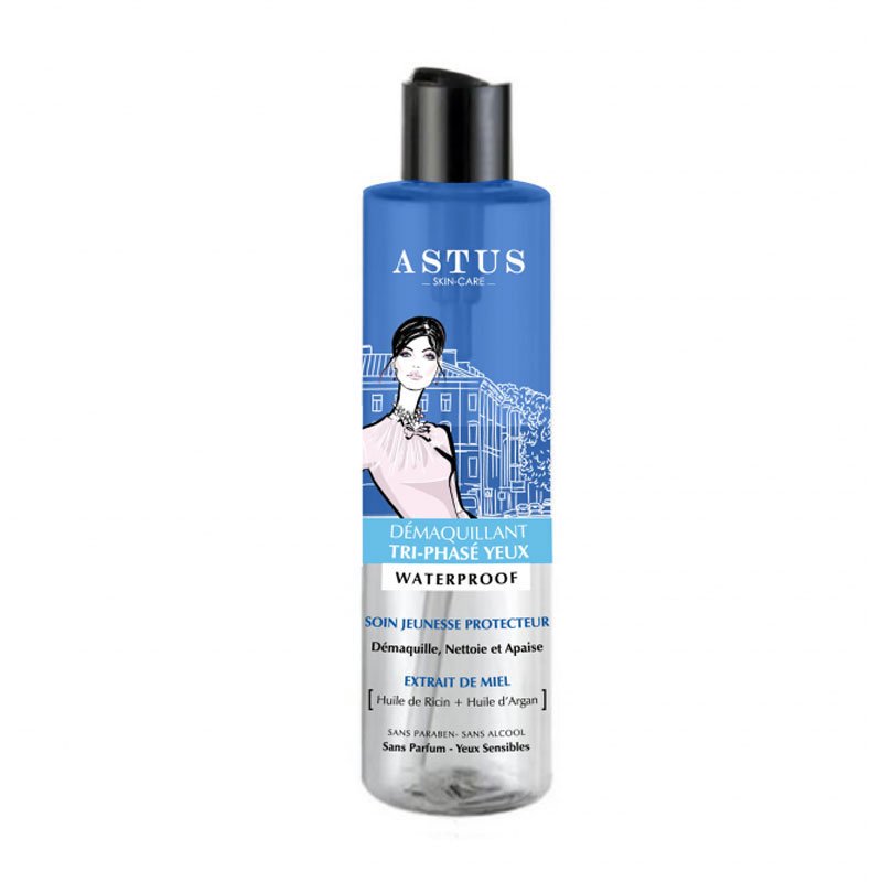 Démaquillant Triphasé Yeux ASTUS 200 ml 1 yeux